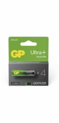 GP AA Ultra Plus, alkalická (LR6) - 4 ks