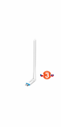 Tenda U2v5 - Wireless AX300 USB Adapter, 802.11 ax/b/g/n, 286 Mbps, anténa 6 dBi