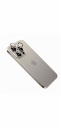 Ochranná skla čoček fotoaparátů FIXED Camera Glass, Apple iPhone 16 Pro/16 Pro Max, přírodní titan