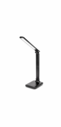 Platinet PDL194B stolní LED lampa Remus 5W stmívatelná, dotykové ovládání, USB port, černá
