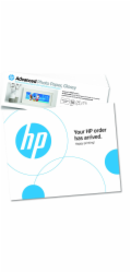 HP Advanced - Lesklý - 10,5 mil. - 102 x 305 mm - 250 g/m? - 65 libry - 10 listy fotografický papír - pro ENVY Inspire 7920e