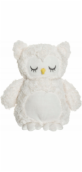 Teddykompaniet Ohřívače OWL LATTE 35 cm 7331626042284