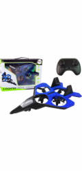 LeanToys RC dron Blue Fighter na dálkové ovládání, letadlo LEAN Toys