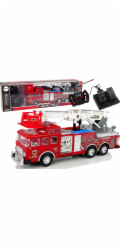 LeanToys Dálkové ovládání Hasičský sbor Plynový pedál Brzda Dálkové ovládání Zvuk LEAN Toys