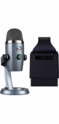 Blue Modrý mikrofon Yeti Nano USB Shadow Gray (988-000205) + žárovka Litra