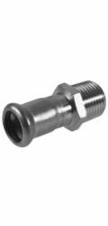 KAN-therm Lisovaný konektor 22x3/4 vnější závit nerezová ocel - 6190646