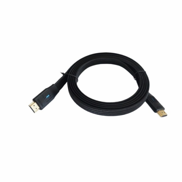 TB HDMI v 2.1 kabel plochý 2m černý