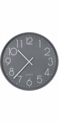 Segnale SKLENĚNÉ NÁSTĚNNÉ HODINY 50CM - ŠEDÉ