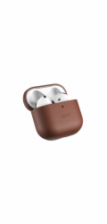 Epico Leather Case Airpods 4 - hnědá