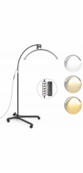 LED kosmetická lampa Shadowless Moon na nehty Makeup řas 45W + dálkové ovládání / GX585R-PRO černá