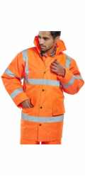 BEESWIFT Reflexní bunda Constructor, velikost XL, oranžová