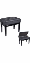V-Tone V-TONE BENCH 2 BK klavírní lavice s úložným prostorem, ČERNÁ