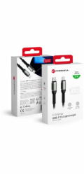ForCell Kabel USB-C - Lightning 2 m, černý