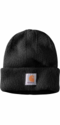 Carhartt Carhartt Žebrovaná čepice Černá