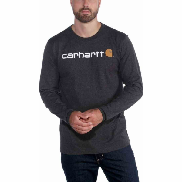 Carhartt Tričko Carhartt EMEA Signature L/S Carbon