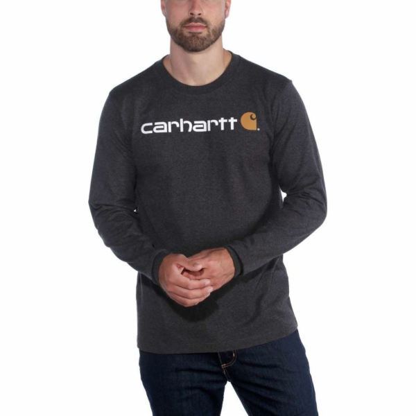 Carhartt Tričko Carhartt EMEA Signature L/S Carbon