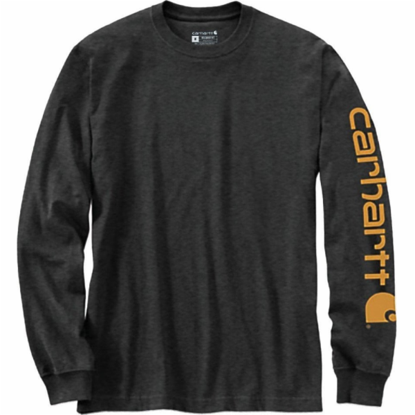 Carhartt Tričko Carhartt Heavy Sleeve Logo Carbon Heather