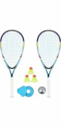Nils Extreme Sada raket NRS005 SPEEDMINTON, 2 pálky + raketoplány + značkovače + míček + kryt Nils