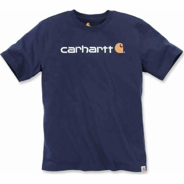 Carhartt Tričko Carhartt Core Logo námořnicky modré