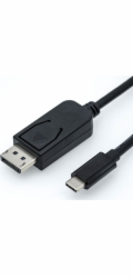 Alcasa Kabel GC-M0106 s 2m USB-C a DisplayPort konektorem, adaptér, černý