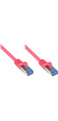Good Connections Good Connections Alcasa GOOD CONNECTIONS - Patch kabel - RJ- 45 (M) - RJ- 45 (M) - 0,5 m - páry v kovové fólii (PiMf) - (Cat. 6a) - bez halogenů - purpurová (8060- H005M)
