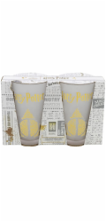 Harry Potter - Sada dvou sklenic v dekorativní krabičce z kolekce Zlatá magie 490 ml