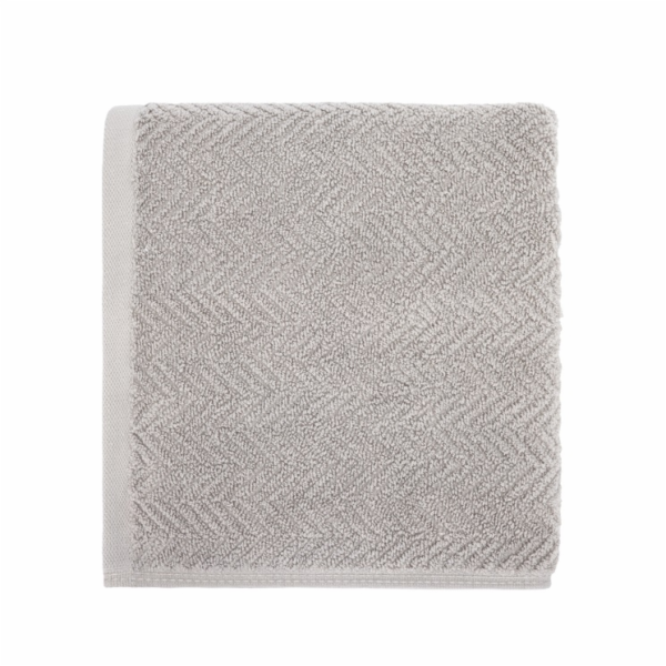 Osuška Domoletti VISBY, světle šedá, 50 x 90 cm