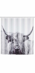 Wenko Sprchový závěs YAK, 180 x 200 cm, polyester, WENKO