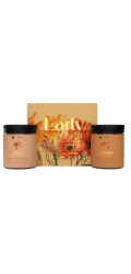 Alkotest HISKIN_SET Lady Orange svíčka 200ml + tělové mléko 200ml