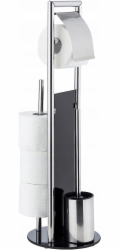 Wenko Stojan na toaletní papír a toaletní štětku RAVINA, 3 v 1