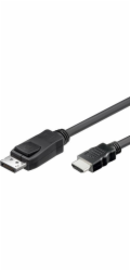 Alcasa Kabel DisplayPort - HDMI, 1 m, černý