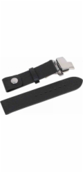 Zeppelin Zeppelin kožený řemínek černý 18mm