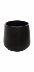 Hrnec Domoletti Saturn, keramický, O 24 cm, černý