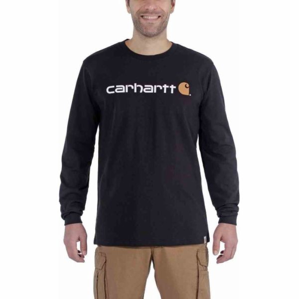 Carhartt Tričko Carhartt EMEA Signature Graphic L/S černé