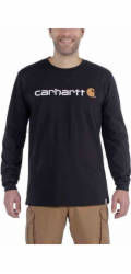Carhartt Tričko Carhartt EMEA Signature Graphic L/S černé