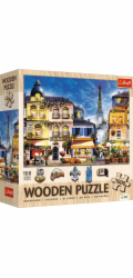 Trefl dřevěné puzzle Francouzská ulice 1000 dílků (20209)