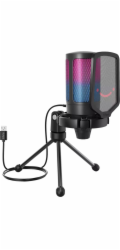 Fifine AmpliGame A6V RGB mikrofon černý (FA6VB)