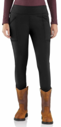 Carhartt Černé zateplené legíny Carhartt Force Heav