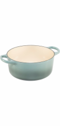 Le Creuset Signature Bräter rund 24 cm sea salt