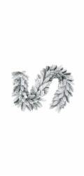Girlanda VÁNOČNÍ DOTYK SNOWY, 180 cm