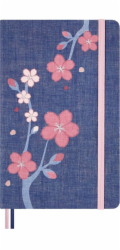 Moleskine Zápisník Sakura 2025, L, 13x21cm, linkovaný, limitovaná edice