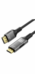 PremiumCord DP 1.4 na HDMI 2.1 kabel, 2m