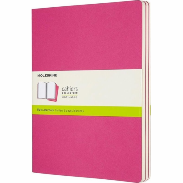 Moleskine Sada 3 hladkých zápisníků Cahier Journals 19x25