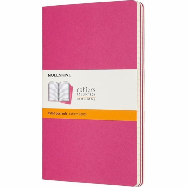 Moleskine Sada 3 hladkých zápisníků Cahier Journals 13x21