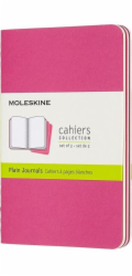 Moleskine Sada 3 zápisníků Cahier Journals, růžové linky