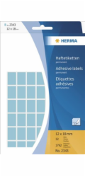 Herma Samolepicí etikety, modré 12x18 mm 1792 ks - 2343