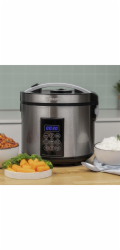 Tristar Digitální rýžovar s pařákem RK-6138, 900 W, 2,2 l, stříbrná!