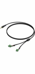 Procab Kabel CLA833/1.5 mini jack na 2x euroblock (3p)