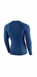 Brubeck Pánské tričko s dlouhým rukávem 3D PRO LS1595M, tmavě modré, velikost L