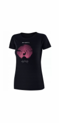 Brubeck SS1272W Dámské tričko s krátkým rukávem OUTDOOR WOOL PRO černé S - DEER 2
